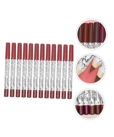 MAGICLULU 12pcs Waterproof Lip Liner & Lipstick Set | Makeup Accessories for Perfect Lip Contour - Buy Online on GoSupps.com