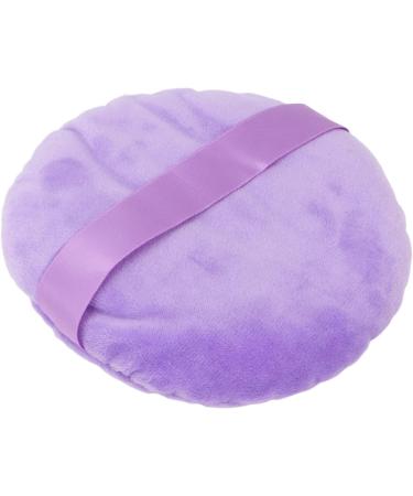 Large Powder Puff Large Round Loose Body Powder Puff Round Fluffy Powder Soft Swansdown for All Skin Perfect Size with Easy Clean (Purple) - Buy Online on GoSupps.com