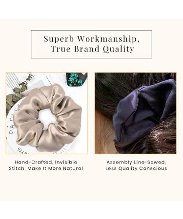 Lilysilk 100% Silk Hair Rings for Women - Soft Ponytail Holder & Hair Tie (Altrosa 1 Piece) - Eco-Friendly Packaging - Buy Online on GoSupps.com