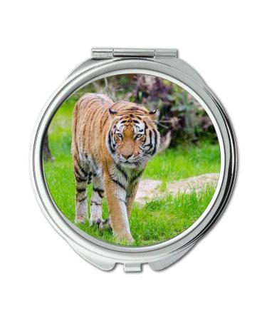 Mirror Compact Mirror animal big cat blur pocket mirror portable mirror