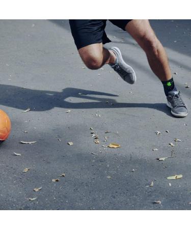 Bauerfeind Sports Ankle Support - Medium/Right Black | Breathable Compression - Buy Online on GoSupps.com