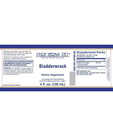 Pure Herbs Ltd. Bladderwrack (4 oz.) - Buy Online on GoSupps.com