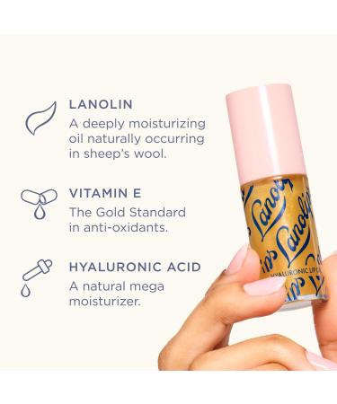 Lanolips Hydrating Lip Oil Duo Gift Set - Plumping Lip Gloss in Honey & Raspberry - Infused with Lanolin Oil Hyaluronic Acid & Vitamin E - Non-Sticky Glossy Finish (2 Pieces) - Buy Online on GoSupps.com