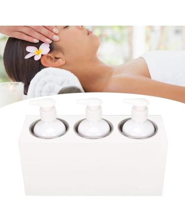 Massage Oil Warmer Adjustable Temperature 3 Bottle Lotion Warmer Plug in Electric Warmer Oil Dispenser for Oil Lotion & Cream Oil Heater Beauty Salon Treatment Equipment (US US Plug - Buy Online on GoSupps.com