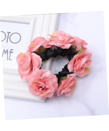 Beatifufu 1pc Stretch Hair Ties Cloth Hair Ties Ponytail Holders Elastic Hair Bands Ponytail Elastic Hair Ties Hair Accessory for Girls Stretch Hair Ring Bride Headgear High Elasticity - Buy Online on GoSupps.com
