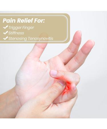 EDNYZAKRN Finger Splint for Trigger Finger - Thumb, Index, Middle, Ring, Pinky Support Brace for Tendonitis, Stiffness, Curved, Bent, Locked - Left or Right Hand - Buy Online on GoSupps.com