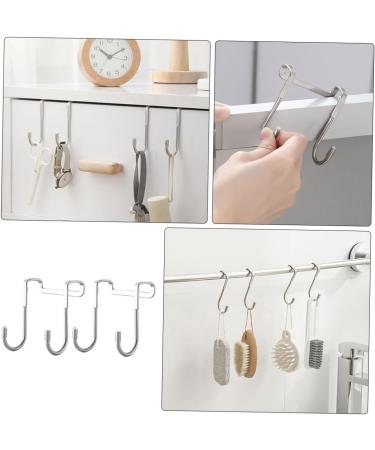 Alipis 2pcs Hook up Wreath Hanger Towel Rack Coat Hangers Clothes Hanging Hook Glass Door Coat Hook - Buy Online on GoSupps.com
