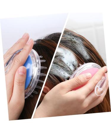 Magiclulu 4-Piece Silicone Shower Massage Brush Set | Electric Hair Shampoo Head Massager | Best Bathroom Hair Care Tools - Buy Online on GoSupps.com