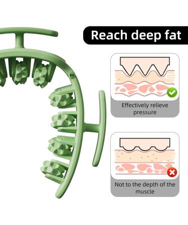 Maxant 360 3D Foam Massager - Ultimate Muscle Roller for Sore Muscles & Stiffness Relief (Green) | International Shipping Available - Buy Online on GoSupps.com