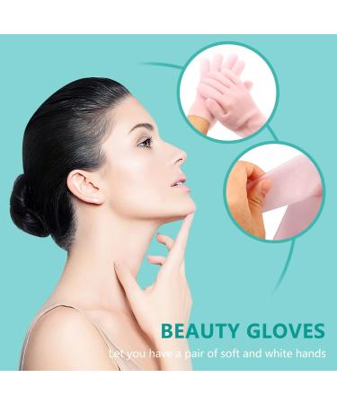 FRCOLOR 1 Pair Moisturising Gloves Anti Wrinkle Gloves Cracked Gel Gloves Hand Spa Mask Gloves Lotion Moisturising Gloves Women's Mittens 21.5X11.5cm - Buy Online on GoSupps.com