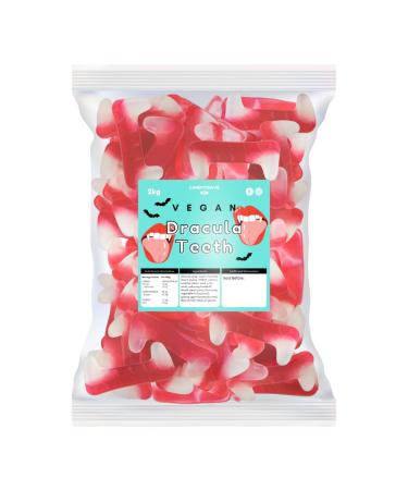 Candycrave - Vegan Dracula Teeth 2Kg Bulk Bag