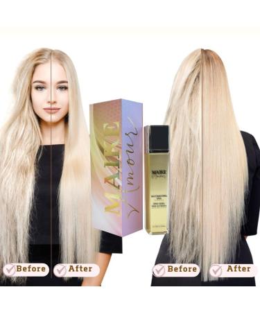 MAIKE AMOUR GRO Hair Spray Straightening | Top Heat Protection & Frizz Control for Women | Hair Growth Oil & Gloss | 100 ml - Shop Internationally - Buy Online on GoSupps.com