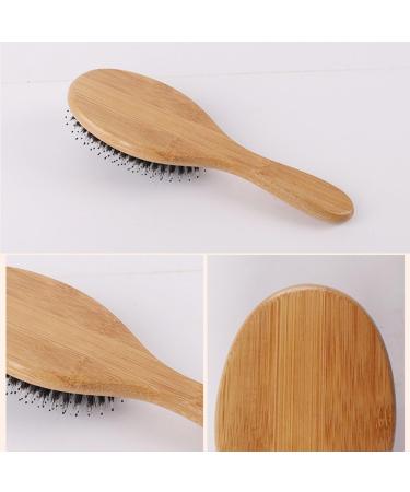 Healifty Bristle Paddle Hair Brush Scalp Hair Brush Comb Paddle Cushion Hair Massage Brush for Curly and Tangled Hair - Buy Online on GoSupps.com