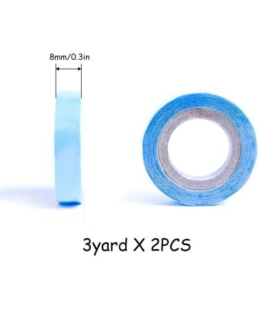 Double-Sided Tape for Hair Extensions - High Adhesive Strips, 2 Rolls, 3 Yards Each - Buy Online on GoSupps.com