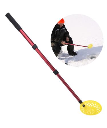 Scalable Winter Ice Fishing Skimmer Scoop- Adjustable Ice Fishing Scooper with Long Handle-Ice Fishing Gear for Scooping out Ice While Fishing (1 PCS)
