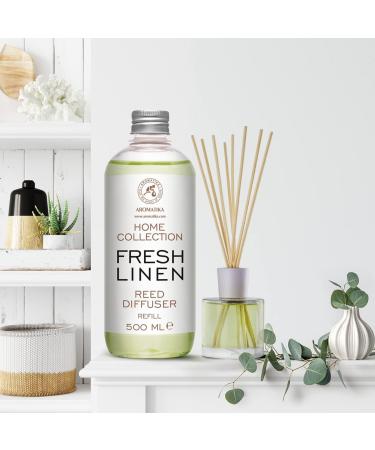 Fresh Linen Room Fragrance Diffuser Refill 500ml - Refreshing Scent for Home & Spaces - Buy Online on GoSupps.com