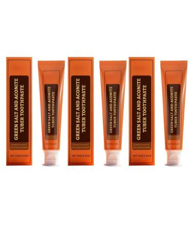 Green Salt Care Toothpaste - Gentle Formula Cleans Teeth Removes Stains Soothes Oral Sensitivity Daily Oral Care(3PCS)