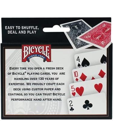 Bicycle Standard Jumbo Playing Cards - 4 Pack for Poker, Rummy, Euchre, Pinochle | High-Quality Card Games Deck - Buy Online on GoSupps.com