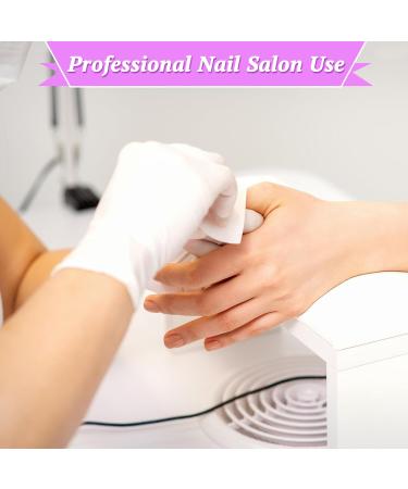 1000 Pcs Lint Free Nail Wipes - Gel Polish Remover Pads + 2 Cuticle Pushers for Home & Salon Manicure - Absorbent Nail Care Essentials - Buy Online on GoSupps.com