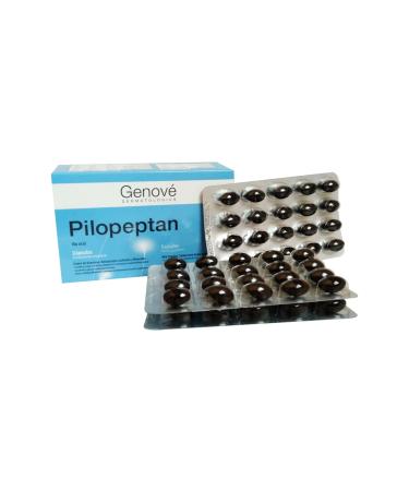 3 Pack Genov Pilopeptan 60 Capsules - Oral Treatment to Stop Hair Loss - Hair Regrowth Treatment For Women and Men - Spain