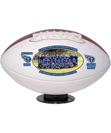 Ballstars Personalized Full Size Custom Football Trophy - Ideal for Coaches, Dads & Football Fans - Buy Online on GoSupps.com