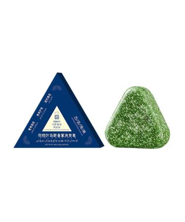 Solid Shampoo | 120g Triangle Solid Nourishing Shampoo For Hair | Strengthening And Oily Control Product | For Daily Routine Home Bathroom Travel Week End Gym Hotel