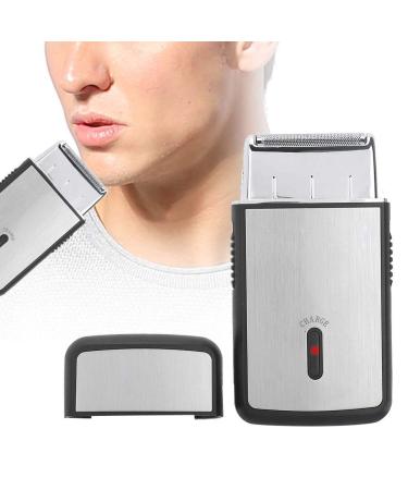 USB Rechargeable Electric Shaver for Men - Professional Mini Beard Shaver with Rustproof Stainless Steel Blade | International Shipping Available - Buy Online on GoSupps.com