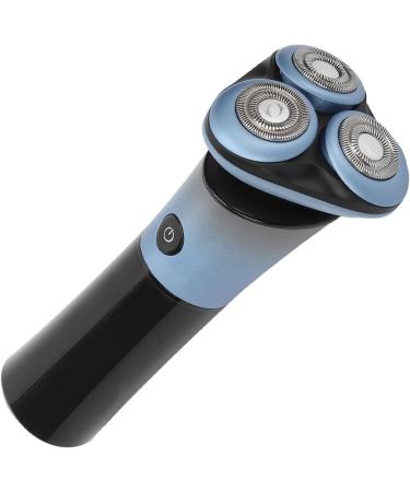 Rotating Beard Trimmer Electric 3 Heads Full Body Wash Efficient Cleaning Fit Face Curve Charging & Lock - Buy Online on GoSupps.com