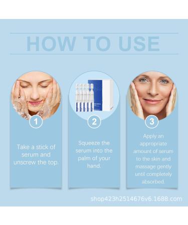 Antiwrinkle repairing cream with hyaluronic acid 8d deepacting facial care hyaluronic acid deeply moisturizing serum tubes nourishes the skin antiwrinkle and firms the skin 3 pieces - Buy Online on GoSupps.com