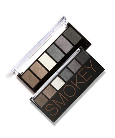 6 Colors Shimmer Matte Eyeshadow Palette Cosmetic Palette Long Lasting Smokey Eye Makeup(#2)