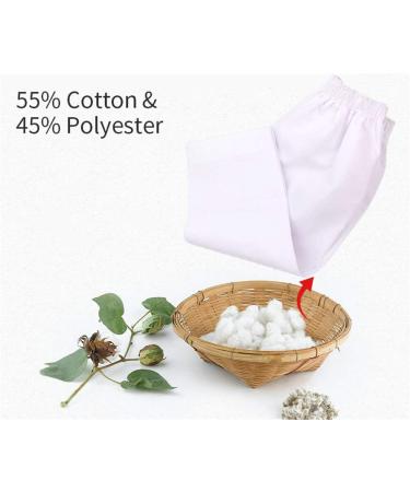 NAMAZU Karate Pants - Lightweight 7oz Poly/Cotton Blend for Kids & Adults | Elastic Waist Martial Arts Pants in White - Size 3 - Buy Online on GoSupps.com