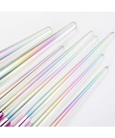 DHAEY Makeup Brush 8 Pieces Color Handle Makeup Brush for Concealer Foundation Eyeshadow Blush Easy to Carry Beauty - Buy Online on GoSupps.com
