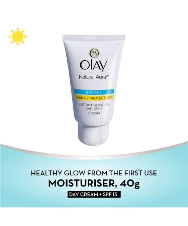 Olay Natural White Light Instant Glowing Fairness Cream 40g | Brighten Skin Tone | Even Complexion - Buy Online on GoSupps.com