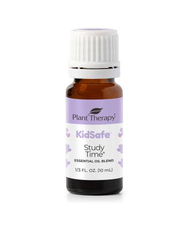 Plant Therapy KidSafe Study Time Essential Oil Blend for Focus Mind Calming Concentration Blend for Kids 100% Pure Undiluted Natural Aromatherapy Therapeutic Grade 10 mL (1/3 oz)