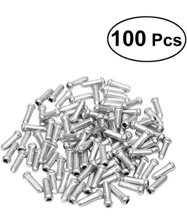 WINOMO 100Pcs Alloy Bike Brake Cable Cap End Tips - Road Mountain Bicycle Crimp Accessories - Buy Online on GoSupps.com