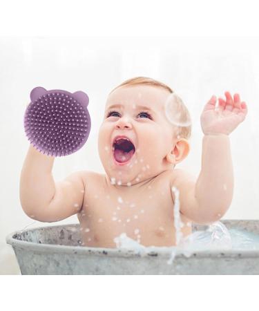 Durable Baby Hair Shower Comb & Silicone Shampoo Brush - Scalp Peeling & Massage Tool for Kids - Cartoon Portable Bathroom Accessories in Multicolor - Buy Online on GoSupps.com
