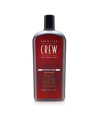 Men's Shampoo by American Crew  Fortifying Shampoo for Thinning Hair  Refreshes Scalp  33.8 Fl Oz 33.8 Fl Oz (Pack of 1)