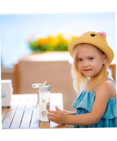 BESPORTBLE 1pc Cartoon Pattern Baby Water Bottle | Portable Toddler Sippy Cup 22X6.5CM White - Buy Online on GoSupps.com