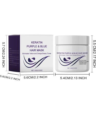 Apr s-Shampooing Hydratant | Intensif Pour Cheveux 100g Nourrissant et Correction des Reflets Jaunes Traitement Profond pour Cheveux Doux Lisses et Soyeux - Buy Online on GoSupps.com