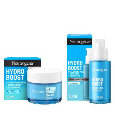 Neutrogena Hydro Boost Complete Care Set (2 products) Ultra Hydrating Serum (30 ml) + Aqua-Gel (50 ml)