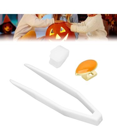 ZJchao Hip Hop Removable Teeth for Halloween | Unique Orange Dentures for Parties & Performances - Buy Online on GoSupps.com