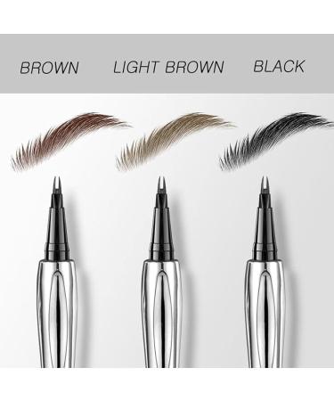 Cooklesa Eyebrow Two-Pronged Eyebrow Pencil Natural Waterproof Eyebrow Pen With Microfine Tip 2024 Upgraded Natural Brows Eyebrow Pen 3D Waterproof Microblading Eyebrow Pen (2pcs A) - Buy Online on GoSupps.com