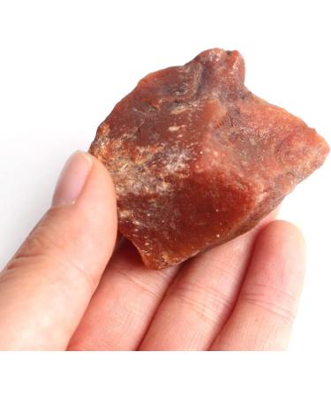 1PC 20-80g Natural Beautiful Red Rough Gemstone Freeform Raw Minerals Gift Reiki Crystal Stones Suitable for Home Ornaments Full of Texture (Color : Red Urine Size : 20-30g) 20-30g Red Urine - Buy Online on GoSupps.com