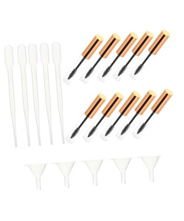 DRESSOOS 60 Pcs Mascara Empty Tube Mini Containers Empty Eyelash Tube Bulk Mascara Containers Funnel Plastic