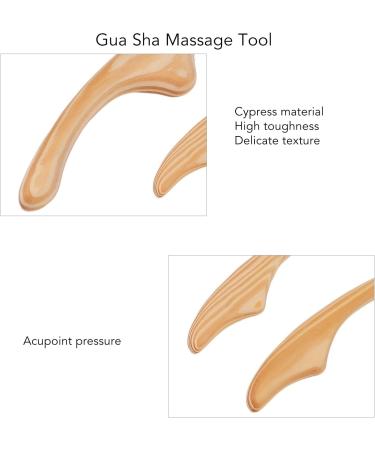 3pcs Cypress Gua Sha Tool Set | Muscle Relaxation & Cellulite Removal Massager for Face Arms Legs Back | Shop Internationally - Buy Online on GoSupps.com