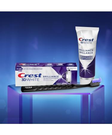 Crest 3D White Brilliance Teeth Whitening Purple Toothpaste Luminous Mint 85mL Luminous Purple 85 ml (Pack of 1) - Buy Online on GoSupps.com