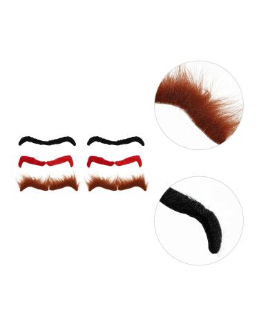 Fomiyes 18 Couples Halloween False Eyebrows & Facial Hair | Cosplay Props & Christmas Jewelry | International Shipping Available - Buy Online on GoSupps.com