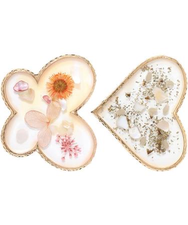  FRCOLOR 6 Pieces Drawing Color Palette Resin Nail Palette Display Plate Nail Art Pigment Plate Color Mixing Display Board Crystal Nail Polish - Buy Online on GoSupps.com