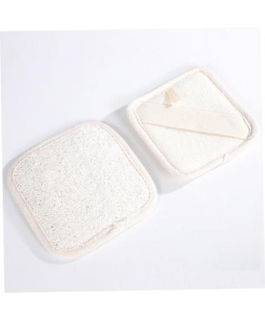 5pcs Loofah Shower Rub & Exfoliator Pads - Makeup Remover Bath Scrubber & Facial Scrubber for Ultimate Skin Care - Square Loofa Sponge Pack - Buy Online on GoSupps.com