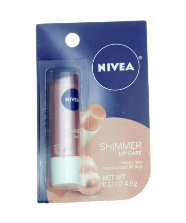 NIVEA Shimmer Radiant Lip Care 0.17 oz - Pack of 4 | Moisturizing Lip Balm - Buy Online on GoSupps.com